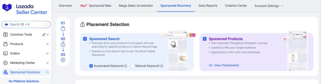 Lazada Sponsored Discovery