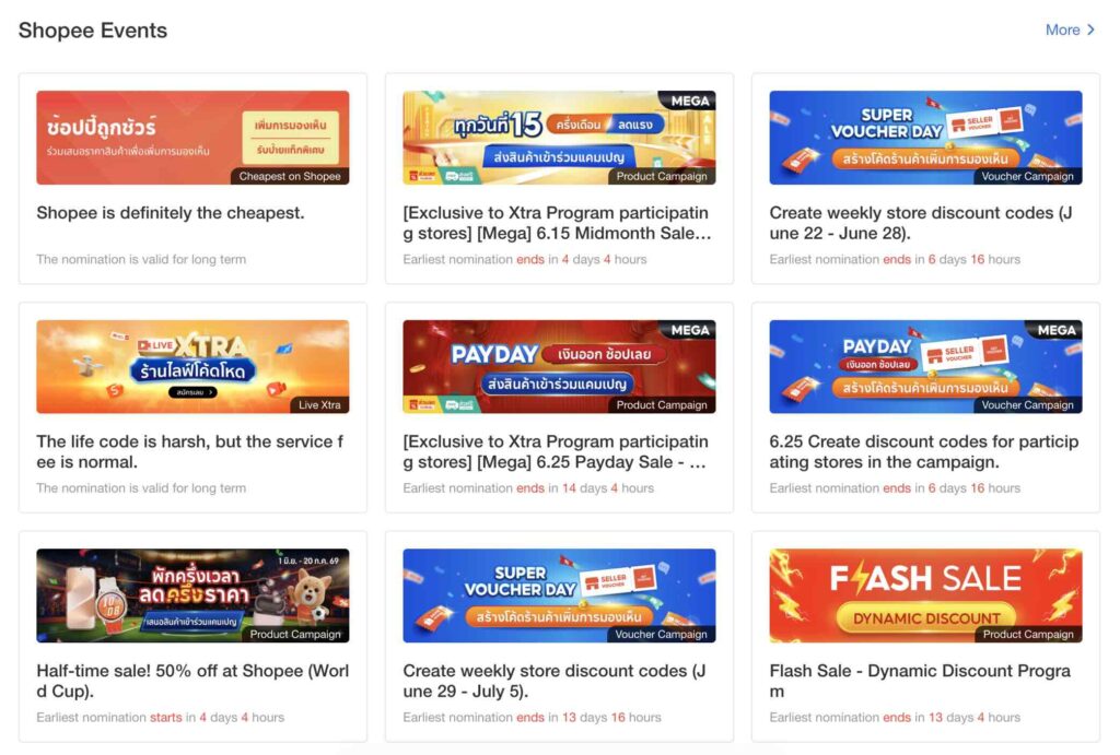 Shopee-Campaign-Management