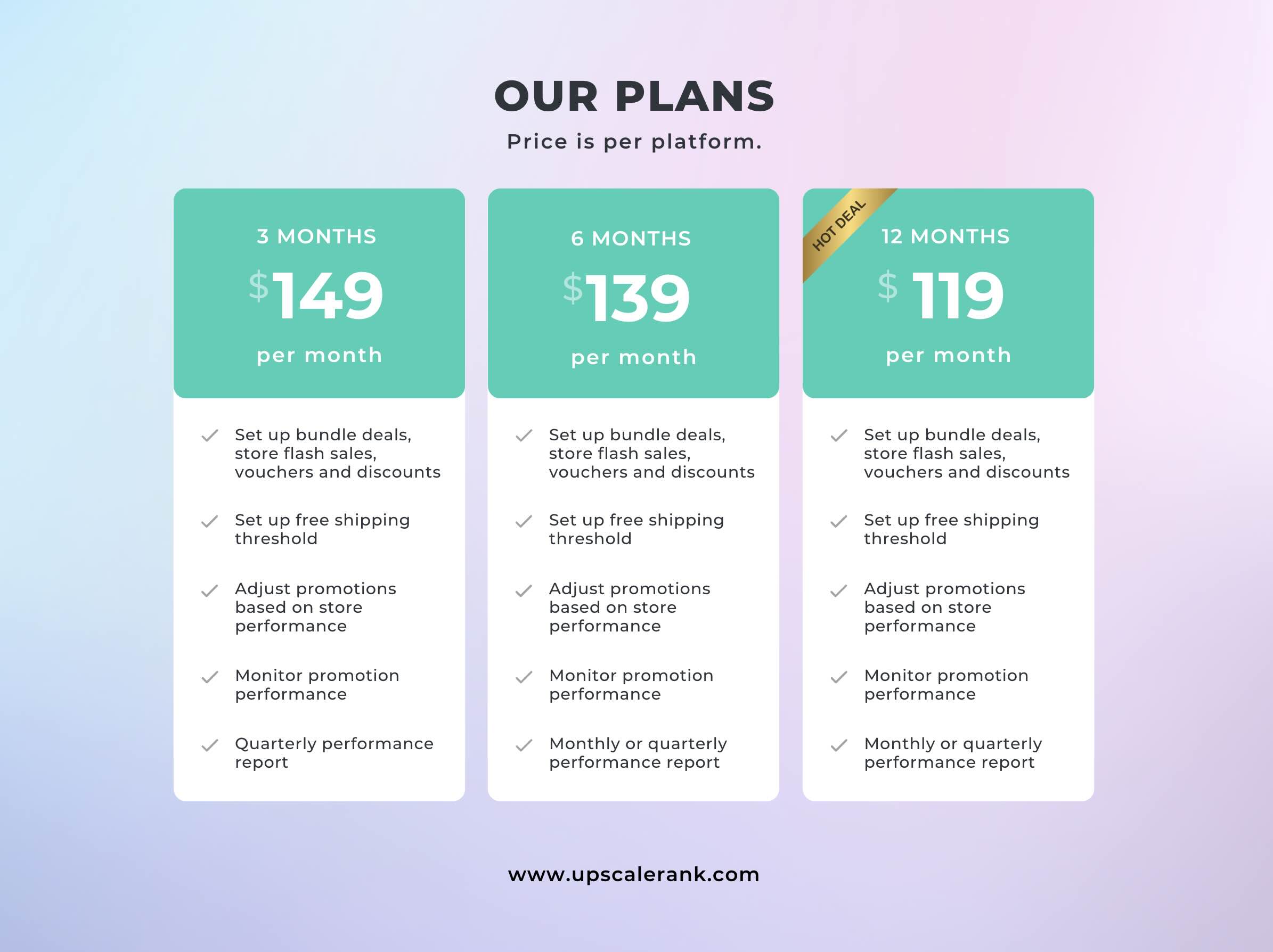 Shopee Lazada Store Promotion