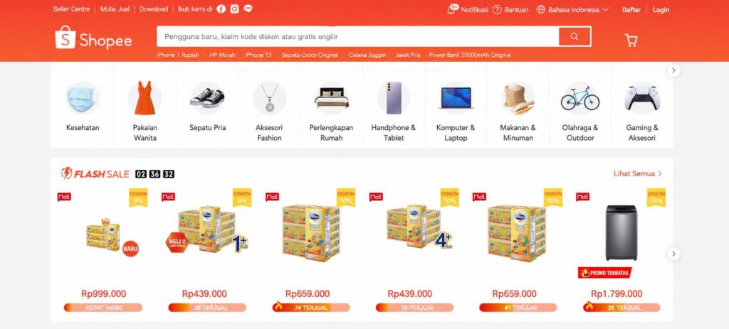 Shopee Indonesia SEO